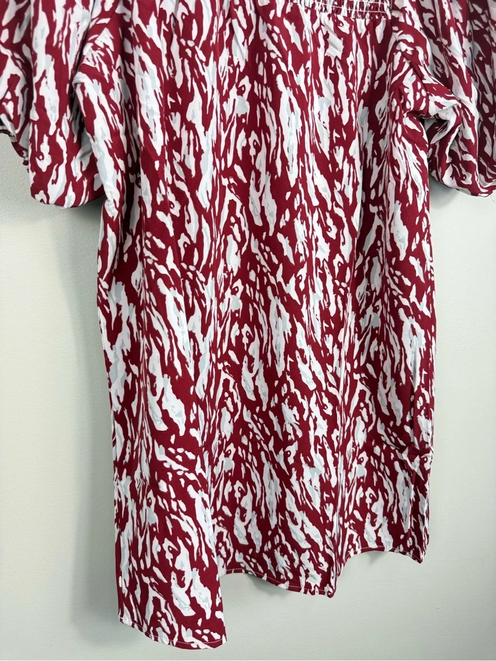 Michelle Mcdowell Amelia Dress Women Small Smocked White Red Football Sport